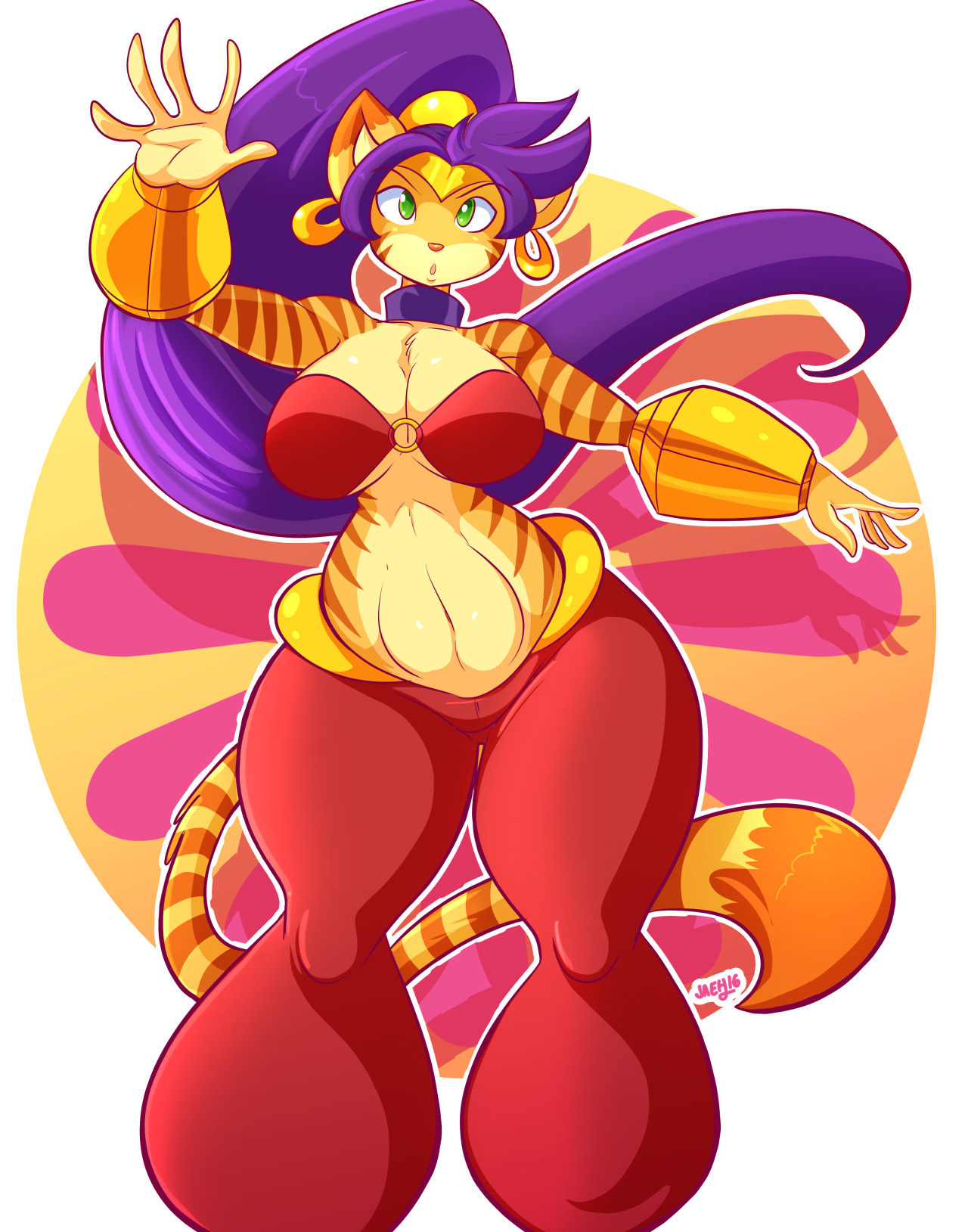 jaehthebird:  Loree as Shantae :D 