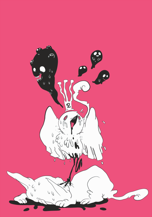 pink-ghost: lil birdie