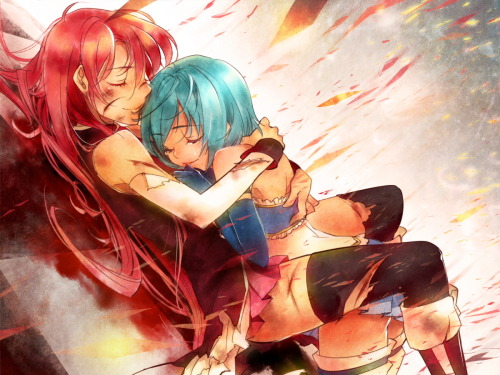 Saw Madoka Magica: Rebellion on Friday, it was lesbianism to critical levels. 