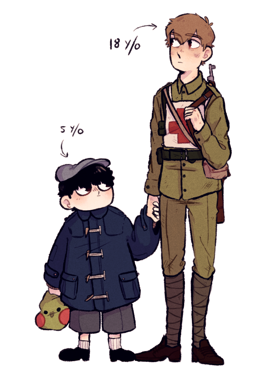the-elf-draws:  War AU (or something kdfkdfhg)Reigen is a Medic Soldier who abandons