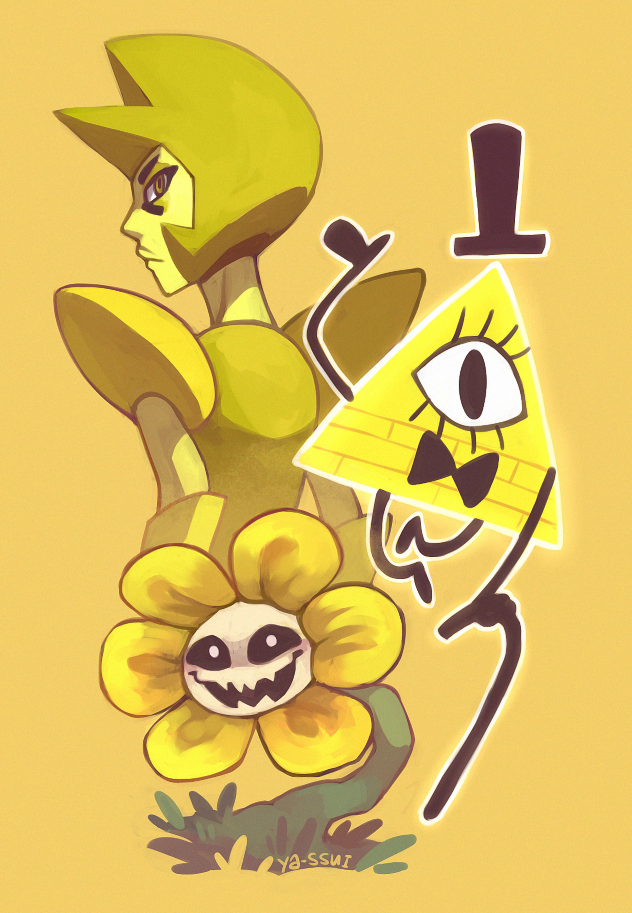 spazbombisspaztastic:  mixterglacia:  ya-ssui:  yellow is the color of evil    Originally