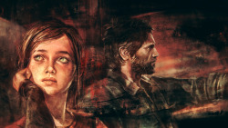 playstation:  Joel and Ellie by Alice X.