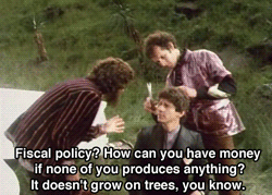 hitchhikersguidetothegalaxy:“It doesn’t grow on trees, you know”