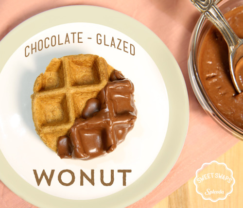 splenda:  The donut’s latest incarnation comes in a delicious waffle form: the Wonut. Laura Vitale, our friend and host of Laura in the Kitchen on YouTube, hopped on this trend and came up with her own recipe topped with a chocolate glaze made with