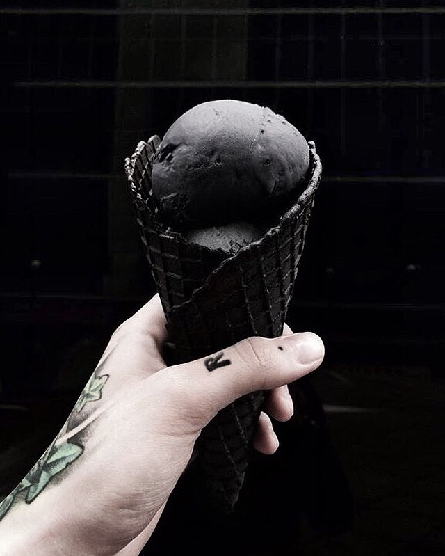 ianelkins:  Black icecream