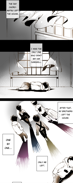 kidokon-kontsu: Tittle: Graduate, OsomatsuArtist: id=2130530 / @rusan23 (tumblr) Translation: @diago
