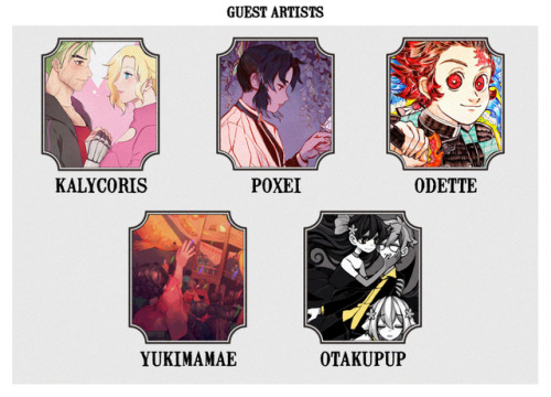 knyzine:OUR CONTRIBUTOR LIST IS HERE!Here’s the full list of all 63 participants of the Kimetsu no Y