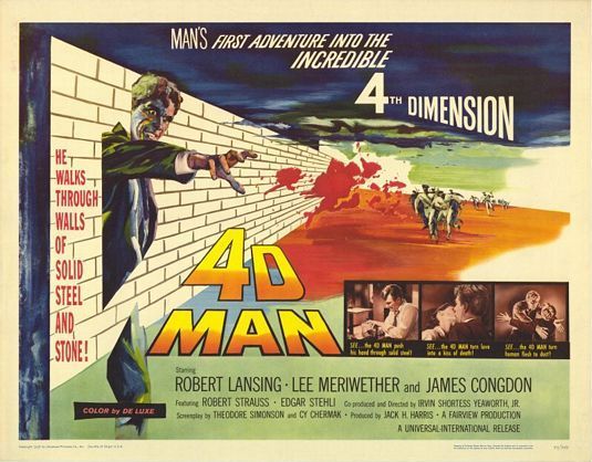 “4D Man.” Slippin’ through walls.