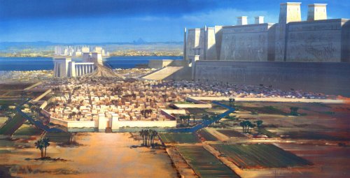 mona-mother-of-dumbs:Art of Dreamworks -Prince of Egypt- landscapes
