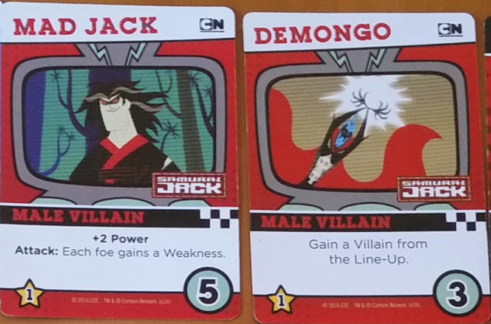 Cartoon Network Crossover Crisis - Samurai Jack cards breakdown