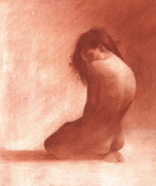 showslow:  Red chalk drawings by Patrick Palmer