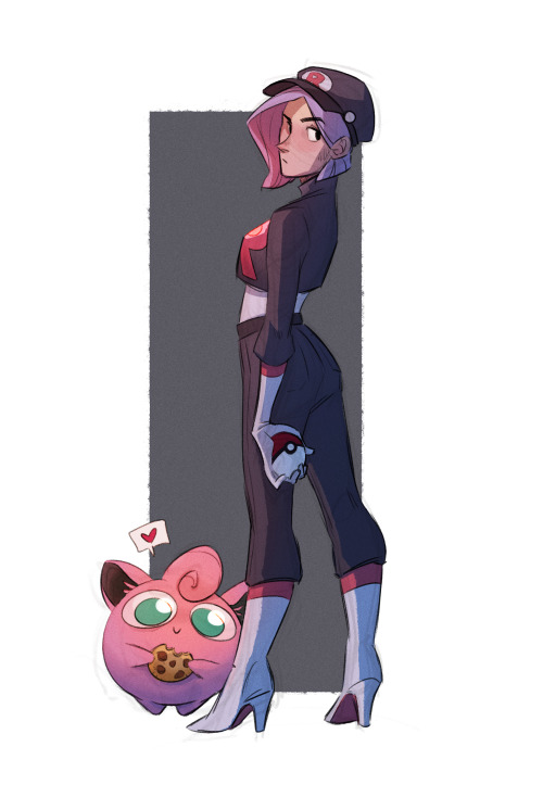 spookydraws:Drawing yourself in Team Rocket because why not