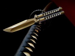 knifepics:  Balisong by Balibalistic (Shawn Greacen)