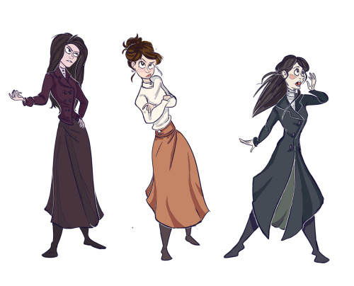 fortesnick: Three of my favorite designs of Miss Brewster. In the book she is described as petite, d