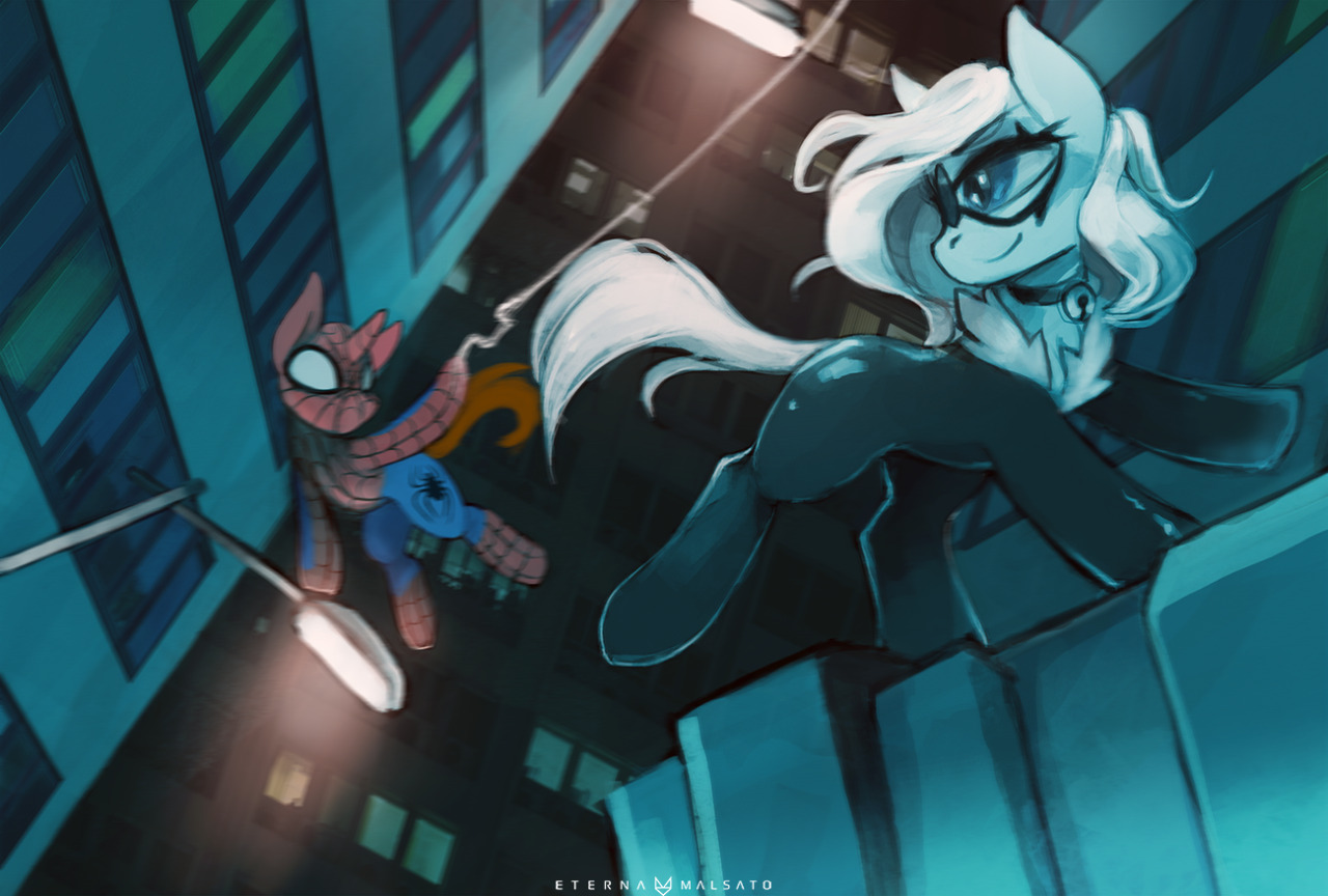 Commission for Jamal2504Probably first time I had a chance to make a Spoderman crossover
