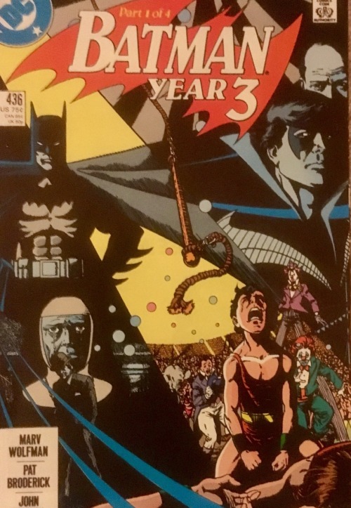 pat1dee: Batman Year 3 pt 1 Batman #436 1989 Cover by George Perez