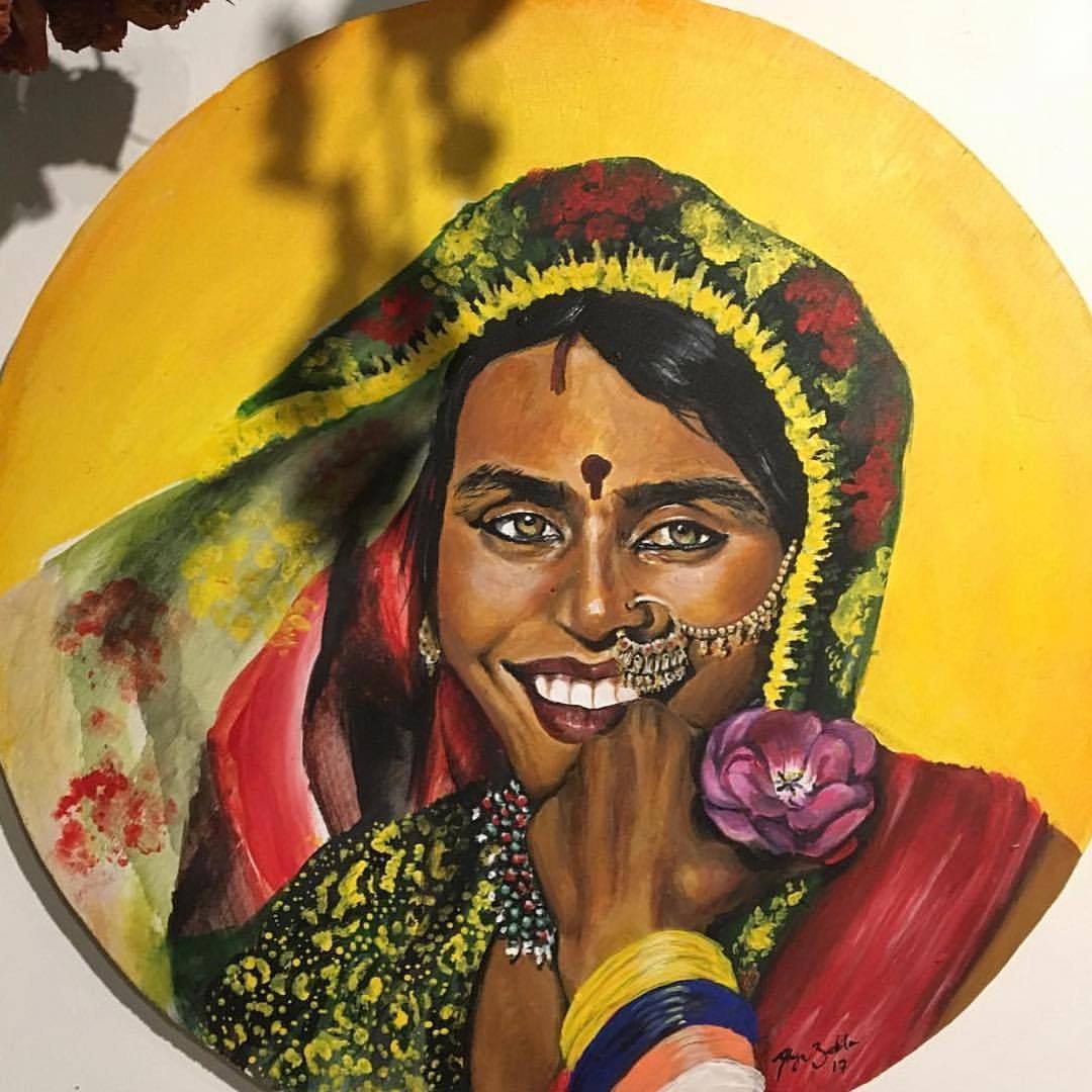 supportblackart:  Indian Tulip by @ntangou 🌞  from my #queendwombmen portrait