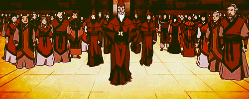baelor:  THE FIRE SAGES: WITH ROKU, AANG, AND KORRA  The The Fire Sages were once