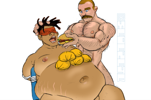 POV: Your Fit Feeder Daddy Wants More Contrast Between You Both