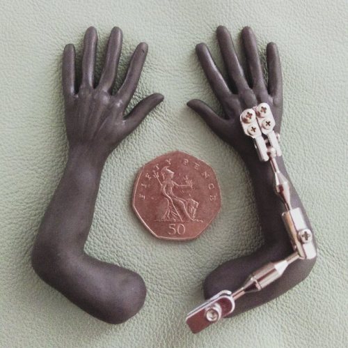 HANDS!! This was the process for making the silicone arms / hands for Tootega. Unfortunately, I did 