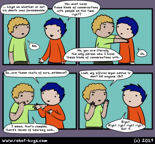 New comic! (linK)Note: This comic includes short non-graphic musings on hypothetical ways a person m