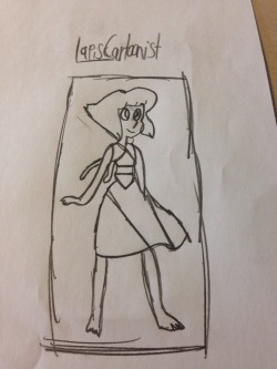 Hey Artie! Do you think this is good?? It’s my first time drawing lapis and peridot. I messed up on peridot’s legs so I turned it into a dress.I think these are very good! That’s a great Lapis, especially for your first time drawing her. Peridot’s