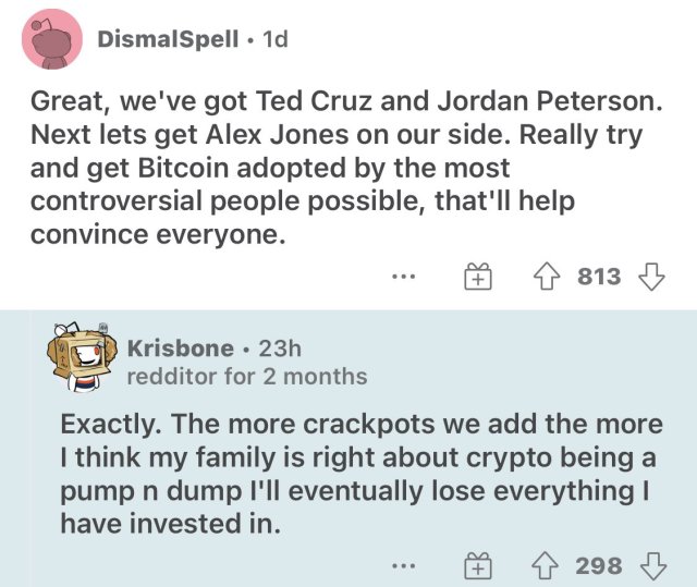 mas-alexander:inthefallofasparrow:Omg the crypto bros are achieving self awareness!!