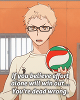 maguilty:  &ldquo;Tsukishima, you got character problems.&rdquo; 
