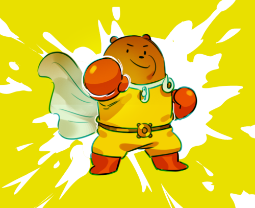 cchangart:  one punch bear!  porn pictures