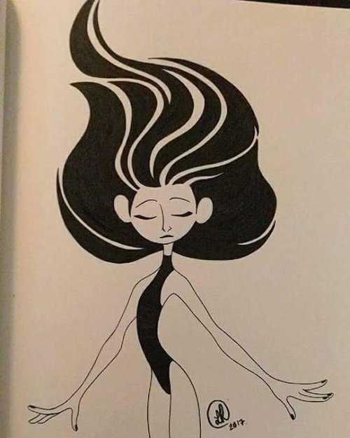 #inktober Day 4 ~ Flaws by Daughter www.youtube.com/watch?v=kZwLkxFl0gk #daughter #flaws #in