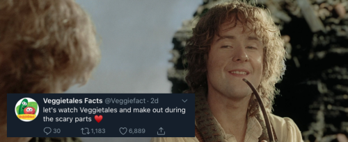 lindirs-gaze:lotr + veggie tales facts: merry and pippin edition