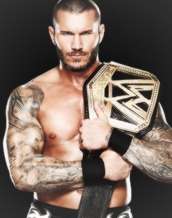 Ugh Randy you look so hot holding that WWE Championship!!