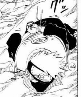 kakashitting:hc kakashi trains p much as hard as gai  i mean look at this:   200 push-ups with two people sitting on him?? is that not a gai-ish thing to do???   mountain climbing with one hand tied to his back??? a very gai thing to do   doing pushups