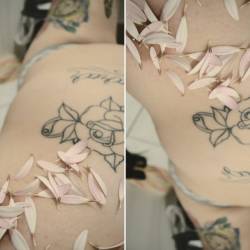 Flores em mim. #boanoite #tattoo #flower