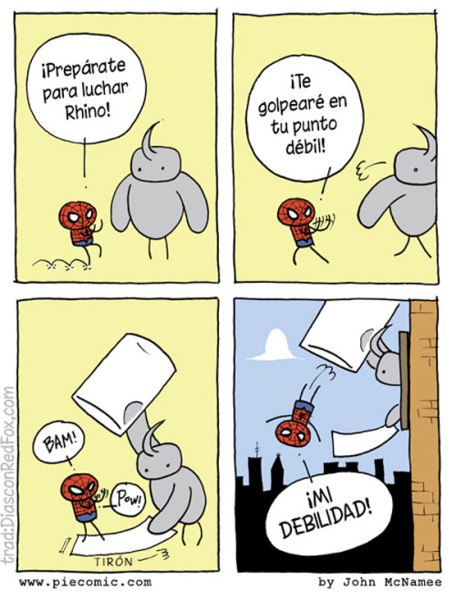 risasinmas:  La debilidad de Spiderman 