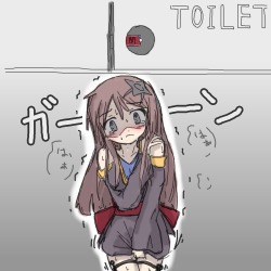 cutiepie-but-reallyshy:  くノ一っ娘が必死におしっこを我慢して、トイレを目指す話 | じれーね [pixiv] http://www.pixiv.net/member_illust.php?mode=medium&amp;illust_id=53537647