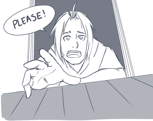 persnickety-doodles:I wonder what Ed said to really piss Winry off… Especially for her to take such 