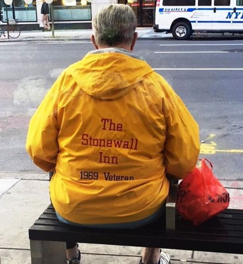 lgbt-history-archive: “THE STONEWALL INN – 1969 VETERAN,” New York City, November 