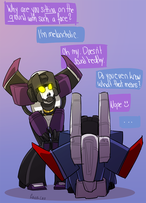 biorobo:  goingloco:  It’s therapeutic to doodle these two when I don’t feel so well.  2cute 