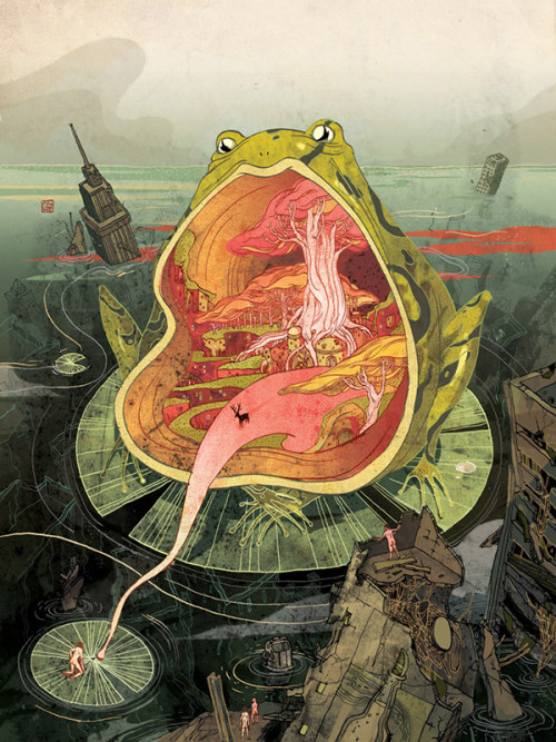 astromech-punk: Creativity has no Limits art by Victo Ngai   