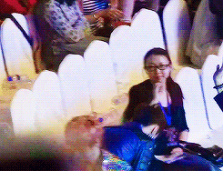 ixings:  Yixing bowed about 22 times to everyone before leaving the award show, even
