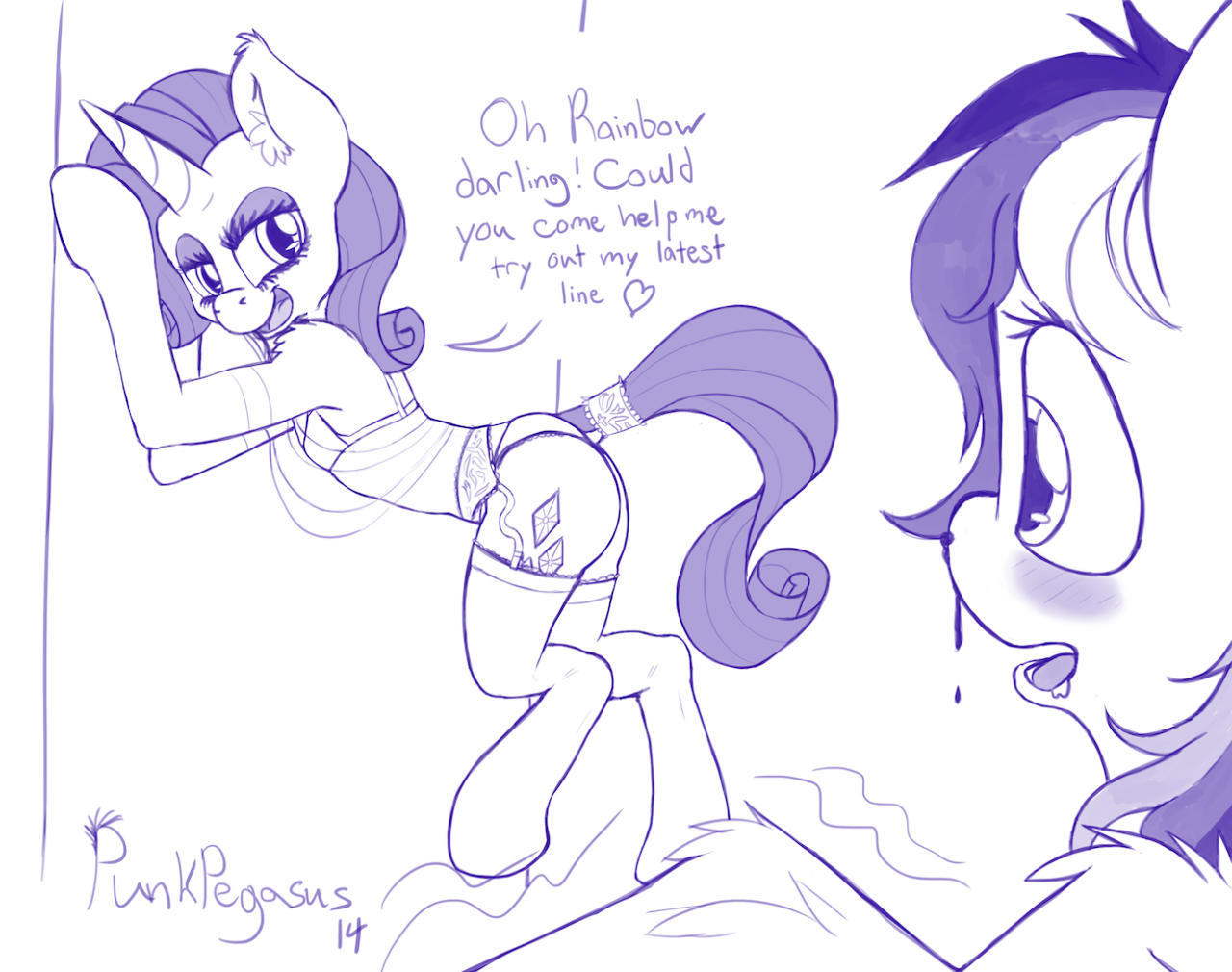 punk-pegasus:  RariDash sketch commish fer ask-sapphire-eye-rarity …omg Rarity
