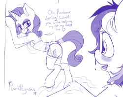 punk-pegasus:  RariDash sketch commish fer ask-sapphire-eye-rarity …omg Rarity  X3