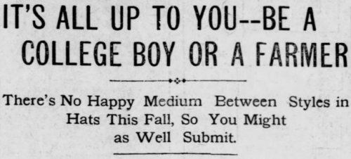 fungoidfred:yesterdaysprint:St. Louis Post-Dispatch, Missouri, September 6, 1908two roads diverged i