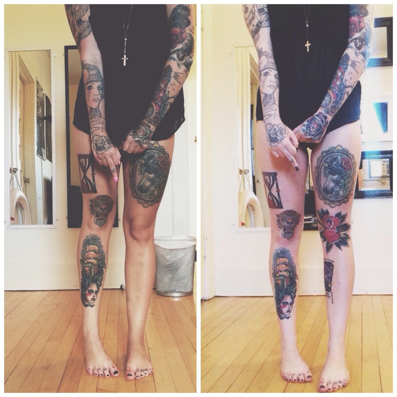 discoverelle:  6 months apart. 