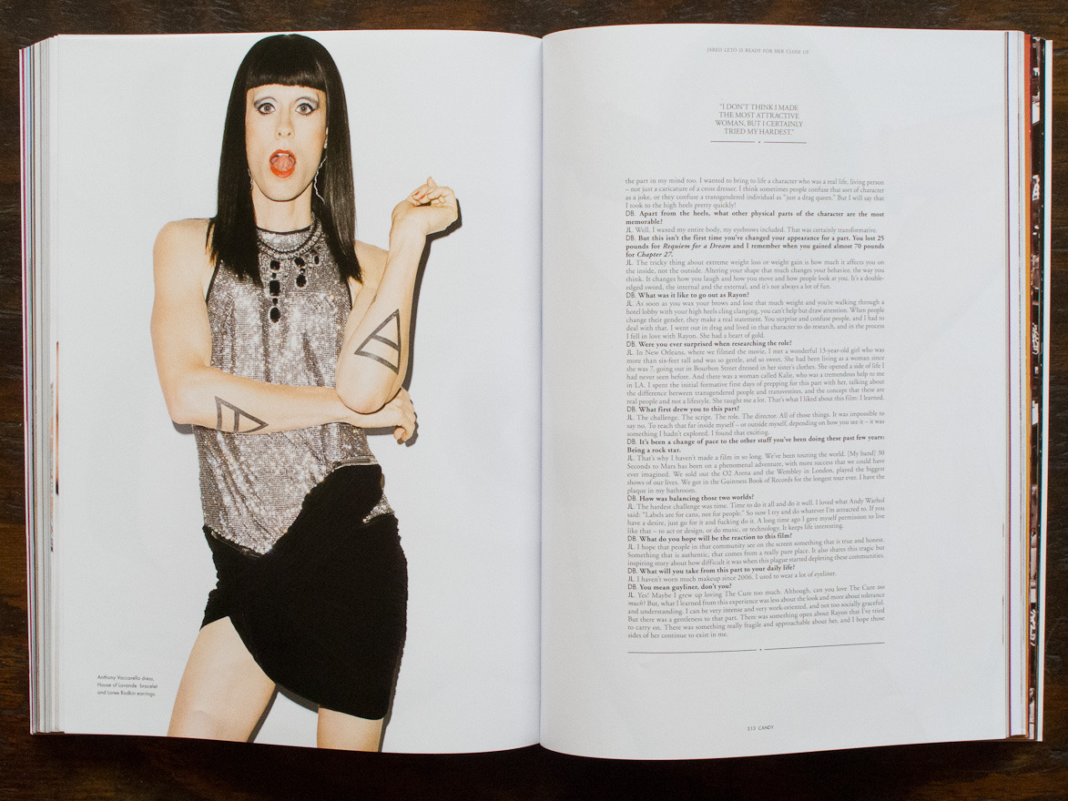 terrysdiary:  Jared Leto  shot by Me for Candy… out now! 