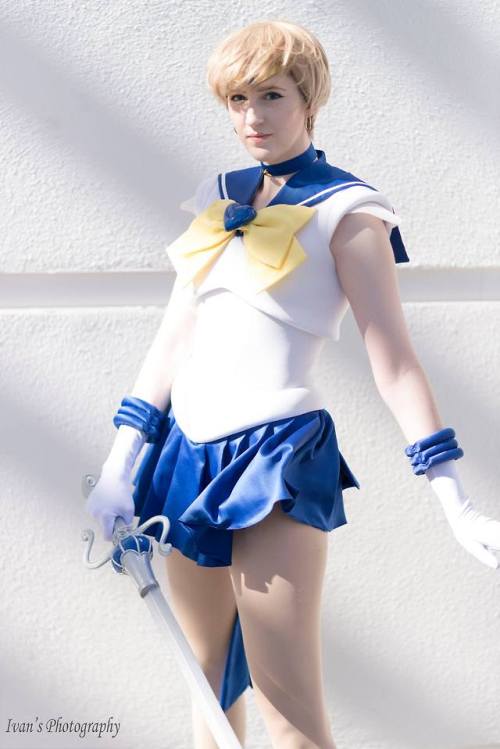 Super Sailor UranusSailor MoonCosplay made and modeled by mePhoto by Ivan AburtoWig is a Blue Steele