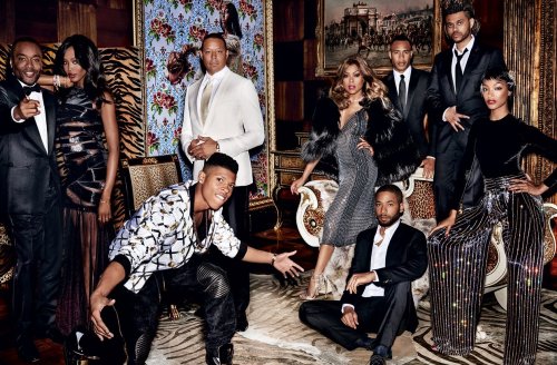 femmequeens:  Lee Daniels Daniels, Naomi Campbell, Terrence Howard, Taraji P. Henson, Trai Byers, Jussie Smollett, Bryshere Y. Gray, The Weeknd and Jourdan Dunn photographed by Mario Testino for Vogue Magazine’s September 2015 issue