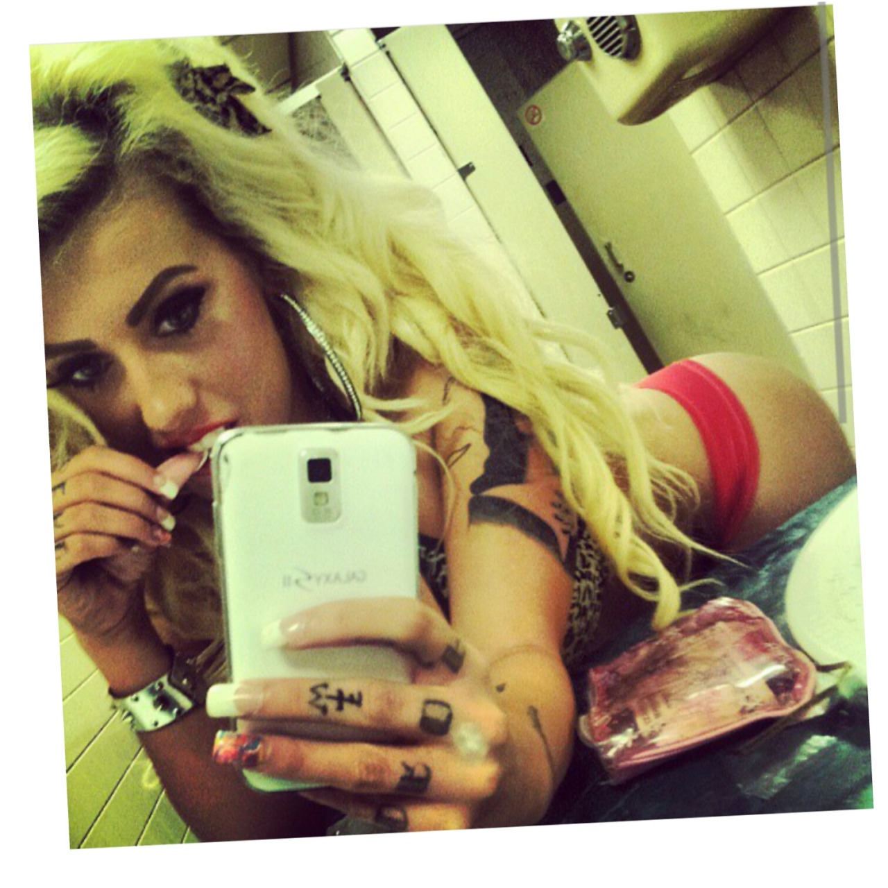 stripper-locker-room:  Another submission fromilovehotslutsThanks!!!!