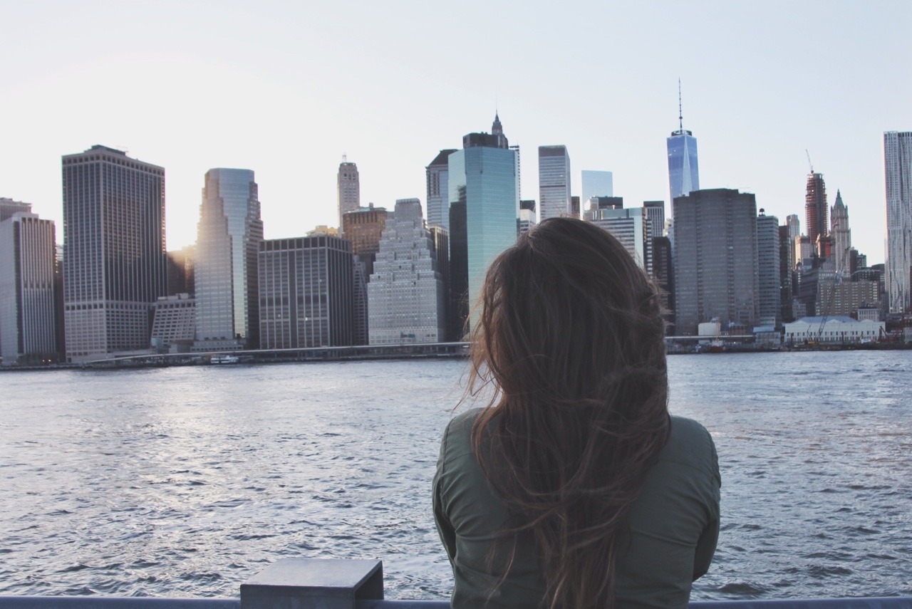 kvtes:  spent a few hours in nyc last night. caught the sunset behind the skyline,